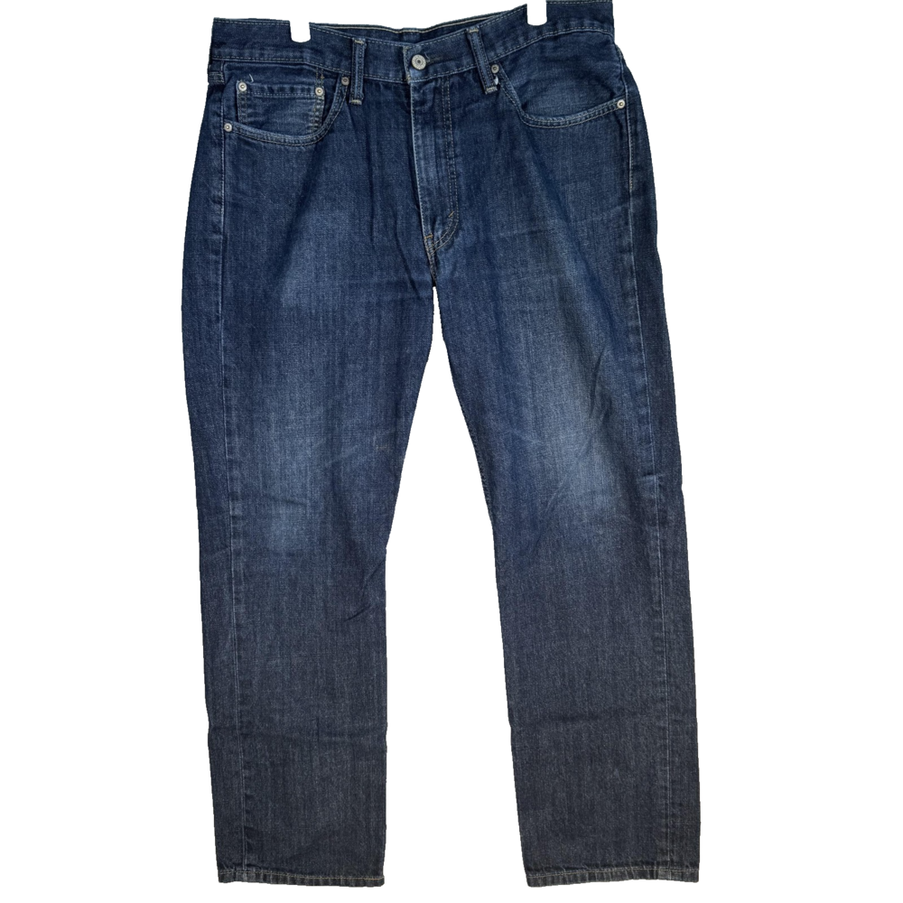 Levis 514 Jeans Mens 36x32 Blue Straight Leg Denim Mid Rise W36 L32 Good